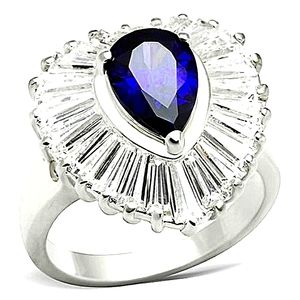 Real .925 Sterling Silver CZ Women's True To Fit Wedding Ring Sale